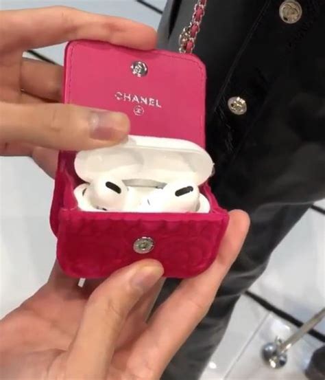 faux chanel airpod case|Chanel Airpods Case .